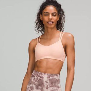 Peach Satin Like a Cloud Bra 6 B/C